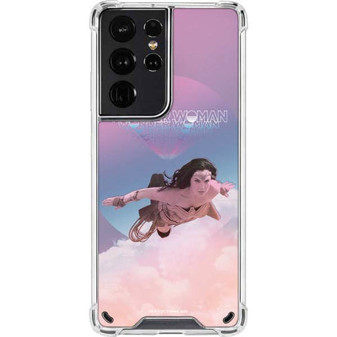 Wonder Woman 1984 (2020) Flying Pose Galaxy S21 Ultra 5G Clear Case